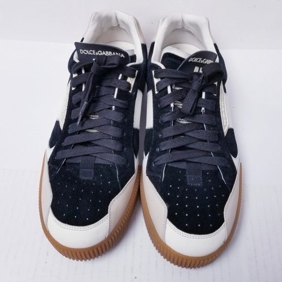 Dolce & Gabbana Multicolor Leather And Suede Miami LowTop EU 42 US 9 ( EUC) - Picture 7 of 9